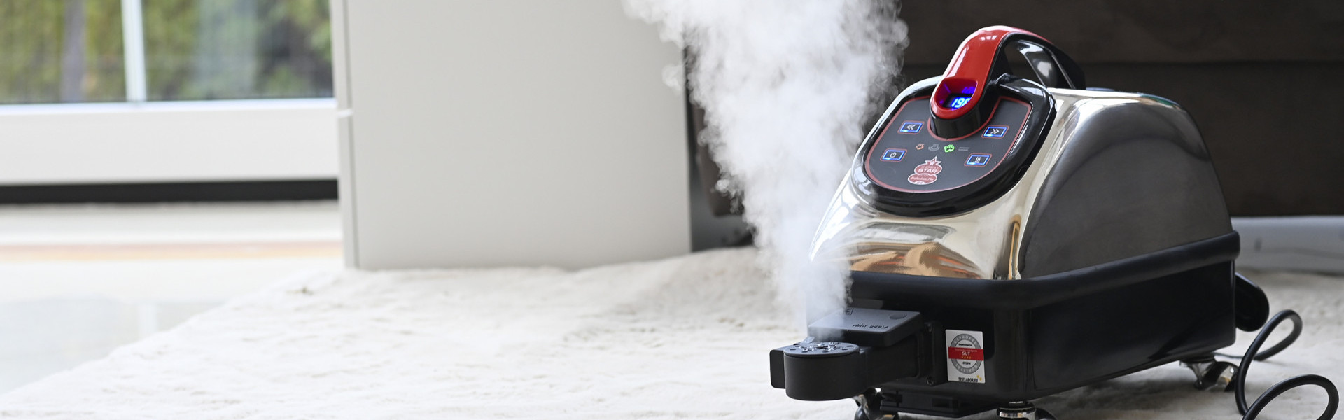 Thermostar Trockendampf erfrischt die Luft mit Verdampfer